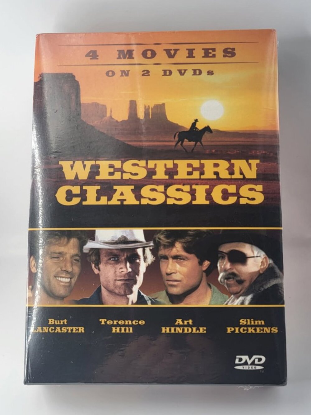 Western Classics 4 Movie Collection DVD 2-Disc Burt Lancaster Terence Hill NEW